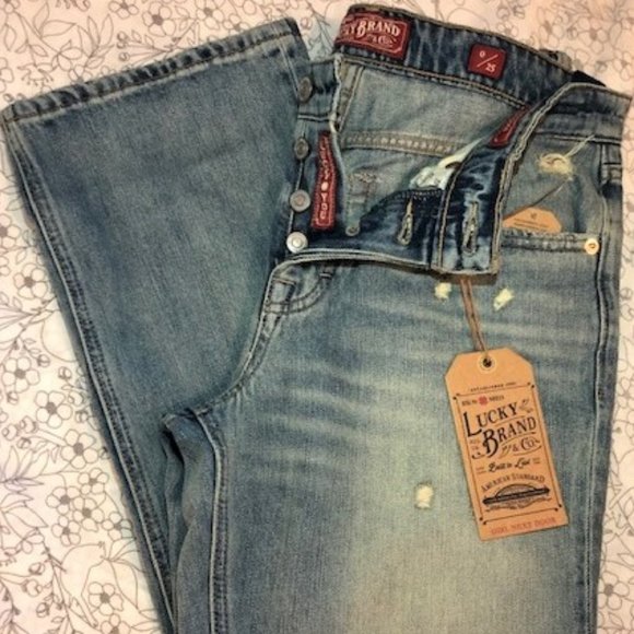 Lucky Brand Distressed Girl Next Door Jean - Picture 6 of 6